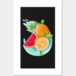 Fresh Fruits Posters and Art